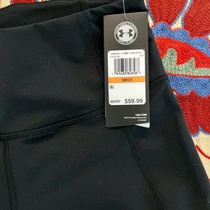 Under armor boot cut black workout pants